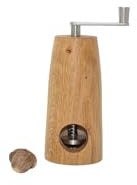 Holz Muskatmühle - Muskatnussmühle - Muskatmühle aus Holz - Eiche handmade Gewürzmühle für Muskatnuss Mühle handbetrieben handmade Spice mill Made in Austria Geschenk Geschenk-Idee Küchenhelfer