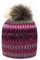 SCHIETWETTER Strickmütze Gertie, Beanie, mit Bommel, gefüttert, kuschelig Fuchsia OS