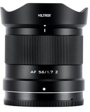 VILTROX - Obiettivo di montatura Z, 56 mm f/1.7 Z, obiettivo APS-C per Z-Mount ZFC Z30 Z50 Z5 Z6 Z6II Z7 Z7II Z8 Z9