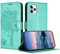 RADOO Handyhülle für iPhone 11 Pro Max[6.5 Zoll] Hülle Leder für Klappbar PU Leder Tasche Flip Wallet Stoßfeste Case Schutzhülle Klapphülle für iPhone 11 Pro Max Hülle Lederhülle(Grün)