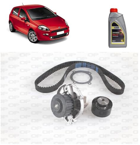 Kit distribuzione + p acqua + antigelo per Fiat Grande Punto 1.4 T-Jet MultiAir benzina 2005+