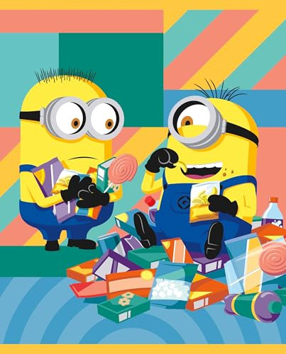 Ich - Einfach Unverbesserlich Mehrfarbige Geschenktüten (13 x 12,7 cm), 8 Stück – lustige Leckerli-Taschen für Kindergeburtstage, Veranstaltungen und Feiern