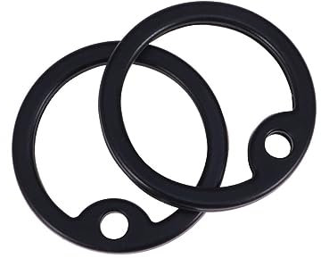 YARNOW 12 Stücke Flexibles Material Für Hundemarken Runde Schutzhüllen Zum Aufziehen Über Erkennungsmarken Um Klappern Zu Reduzieren Und Kanten Zu Schützen