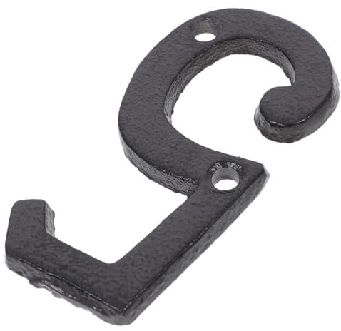 ETHZZLE 1set Numeri Metallici Ghisa Per Indirizzo Casa Numero Per Decorazione Di Porte Posta e Spazi Pubblici Facile Installazione Con Preforato Elegante e Resistente Per Esterni e Interni