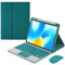 JZCZMCE Funda con Teclado para Huawei Matepad 11.5 2023/Matepad Air 11.5 2023, Contiene Ñ, Teclado Inalámbrico Retroiluminado Magnético Extraíble con Ratón,Verde
