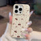 Phone Case for iPhone 16 Plus, Durable Funny Cherry Bow Design Aesthetics Pattern Case, Soft Silicone Slim TPU All-inclusive Lens Shockproof Bumper Protector Matte Cover (02, for iPhone 16 Plus)