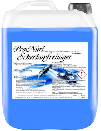5 L Scherkopfreiniger für Philips Rasierer Smart Clean System ProNuri