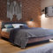 Forte Bellevue Bett 160, Modernes Bett mit Lattenrost und Stauraum, Holzwerkstoff, Schlammeiche/Schwarzeiche Dekor, 160 cm breit, 91,7 cm hoch, 200 cm tief