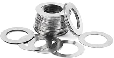50/100 pièces M3 M4 M5 M6 M7 M8 M9 M10 Épaisseur 0.1mm À 1mm En Acier Inoxydable Plat Ultra Mince Joint Rondelle(M4x10 100pcs,0.1mm Thickness)