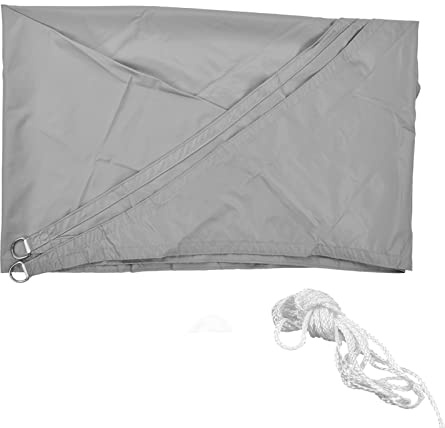 Schatten Segelschutz 3x3x3meter Outdoor Trilateral Form Polyester Schatten Segel für Garten Swimmingpool Sonnenschild Baldachin für Balkonpark Spielplatz Feld grau