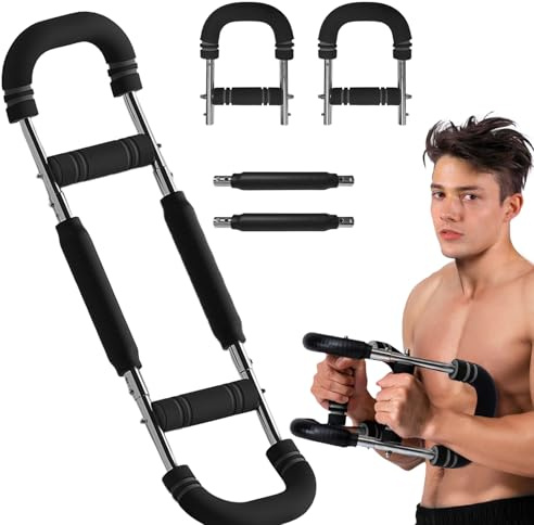 Armtrainer, Brusttrainer, Brust Trainer für Unterarme, Verstellbarer Brust-Expander, Startseite Brust Expander Für Schulter, Arm Und Brustübungen, Krafttrainingsgerät Den Oberkörper -40kg