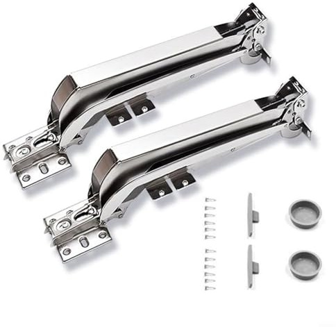 Glomc 2 Pack 180 Degree Parallel Door Hinge Set Heavy Duty Steel Sliding Hinges for Cabinet Wardrobe Closet 15.4lb Load Bearing Soft Close Buffer