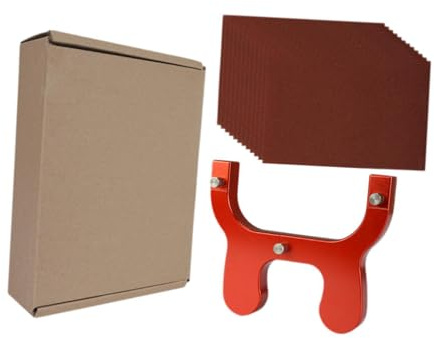 QUILSTM Herramienta de Pulido Manual para modelismo, Manualidades y Pasatiempos. Excelente para lijadoras de modelismo a Escala y Pasatiempos de Juguete. Mango ergonómico para