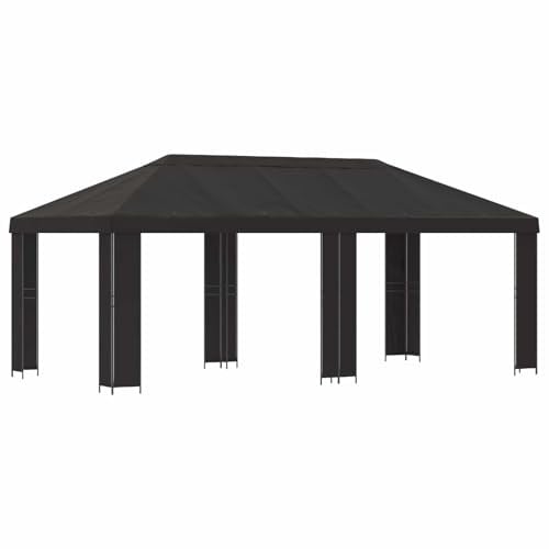 vidaXL Garten Pavillon 6 x 3 m Anthrazit Polyester und Stahl 190, Garten und Terrasse, Industrial Style, modernes Design, gemütliche Atmosphäre, urbaner Raum, nachhaltige Lösungen, kreative Layouts