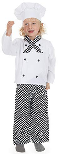 Pretend to Bee Costume da cuoco/panettiere per bambini, 5-7 anni