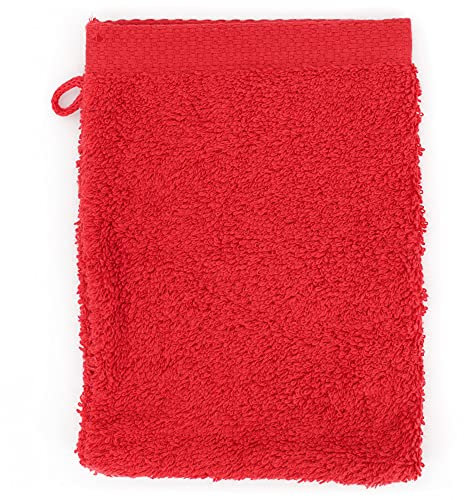 Linnea Gant de Toilette 16x21 cm Pure Rouge 550 g/m2