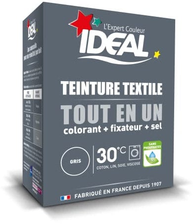 Ideal Teinture Textile Tout en un 230 g Gris