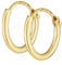 NKlaus Paar Herren Creolen ECHT GOLD 333er Ohrring Ohrschmuck Ohrhänger 11 mm 3752