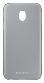 Samsung Coque semi-rigide pour Galaxy J3 2017 Noir Translucide
