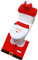 Christmas Toilet Seat Cover Decorations,Xmas Santa Claus,Elf,Elk Bathroom Decor Includes Toilet Seat Cover, Rugs, Tank Cover with Toilet Paper Box Cover (Santa claus/1set)
