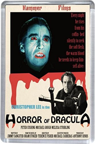 Super Universe Horror of Dracula - Classic Horror Poster Fridge Magnet 5 x 7.5 cm