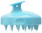 FREATECH Scalp Massager Shampoo Brush with Soft & Flexible Silicone Bristles for Hair Care and Head Relaxation, Ergonomic Scalp Scrubber/Exfoliator for Dandruff Removal and Hair Growth, Light Blue