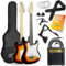 3rd Avenue XF 3/4 Size Electric Guitar Ultimate Kit with 10W Amp, Cable, Stand, Gig Bag, Strap, Spare Strings, Picks, Capo – Sunburst
