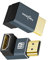 Twozoh 8K HDMI-Adapter Um 90° Abgewinkelt (2-Pack), HDMI 2.1 Stecker auf Buchse Adapter, unterstützt 8K @ 60 Hz, 4K @ 120 Hz, 1080p