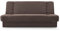mb-moebel Sofa mit Schlaffunktion und Bettkasten, Kippsofa Klappsofa Schlafsofa Clic-Clack Couch für Wohnzimmer Federkern Sofagarnitur Polstersofa 92x192x85cm - Cyprus (Braun - Soro 28)