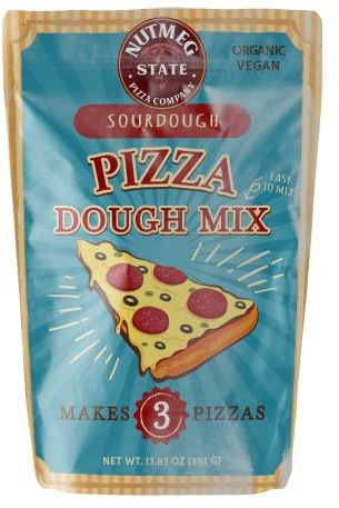 Nutmeg State Pizza Company Sourdough Pizza Dough Mix - Makes 3 Crusts for Homemade Pizzas