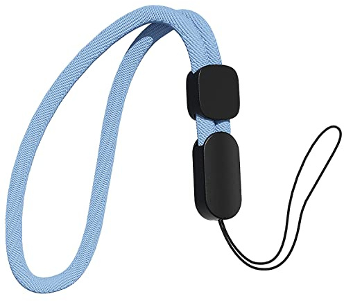 oakxco Lanyard Compatible with Airpods Pro 2 Loop Adjustable Hand Wrist Nylon Strap, Lanyard for Cell Phone/Camera/Switch/iPods Pro 2nd/ Airpods 1/ 2nd/ 3rd/ Pro Case, Light Blue