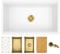 MONSINTA 31 Inch Kitchen Sink, 31 x 18 x 9 Single Bowl Undermount White Kitchen Sink With Workstation, 31 x 18 Deep and Large Granite Composite Quartz Kitchens Sinks With Gold Accessories
