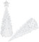 HOMSFOU 2st Weihnachtsbaum Aus Kristall Weihnachtsschmuck Christbaum Bleistift Weihnachtsbaum Kleiner Christbaum Weihnachtsbäume Aus Kristall Acryl Jesus Armaturenbrett