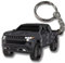 FOUR WHEEL BEAST Chevy Schlüsselanhänger kompatibel mit Chevy Silverado 1500 Zubehör – Spielzeug-LKW-Geschenke, LKW-Besitzer, Herren, Schlüsselanhänger, Dunkel_Grau, 2 x 1.5