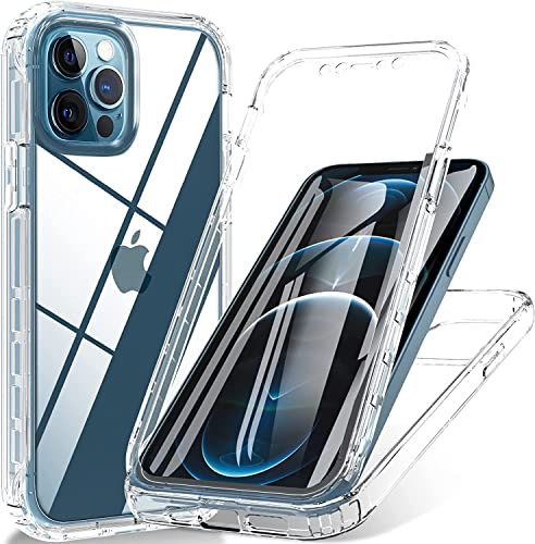 ottpluscase für iPhone 11 Pro Hülle, 360 Grad Schutzhülle Stoßfest Panzerhülle mit Eingebautem Displayschutz Robust Bumper Full Cover Outdoor Case Handyhülle für iPhone 11 Pro (5,8) -Klar