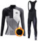 UGLY FROG 2024 Damen Langarm Radsportanzüge Radtrikot Kleidung Langärmeliges Fahrradtrikot mit Thermofleecefutter Radhose mit Sitzpolster Winter