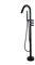 XJTNLB Robinet Baignoire Ilot Noir Mitigeur Monocommande Douche Robinetterie Baignoire Robinet Melangeur Salle de Bain Douche