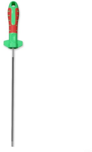 Sumsoctober Affûteur de tronçonneuse avec poignée antidérapante, lime d'affûtage de chaîne de tronçonneuse, en acier à haute teneur en carbone pour tronçonneuse (4,5 mm)