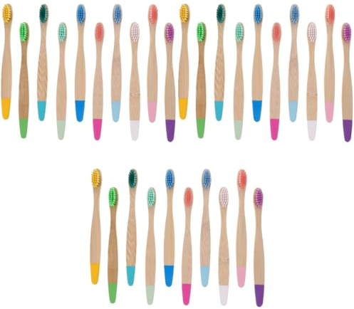 Beavorty 3 Sätze Zahnbürste Empfindliches Zahnfleisch Weiche Borsten Halter Gummi Oral Kind Faltbar Noppen Bausatz Zahnstreifen Zahnstift Zahnset Zahnpasta Nylon 10 Stück * 3