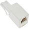 JZK Telephone Line Cable Adapter RJ11, 6P4C BT Socket Female Jack to Male Plug Adapter Telephone Splitter, Cable Landline Broadband Universal Port Converter Connector Extender Phone Coupler