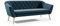 Sofello Skandinavisches 3-Sitzer-Sofa Gloria Skandinavischer Stil für Wohnzimmer ohne Schlaffunktion Beine aus Buche (Manila 25 - blau)