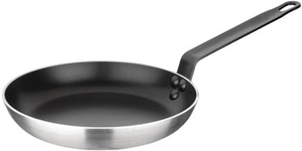 Nisbets Essentials Aluminium Non-Stick Induction Frying Pan, 24cm, 24 cm | Compatible with all cooktops and hobs. Rapid, even heat distribution makes it suited for busy commercial kitchens.
