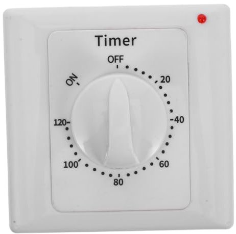 VILLCASE Elektrischer Zeitschalter Für Lichter Innenräume Und Steckdosen Mit Countdown-timer Und Mechanischer Wandmontage Für Effiziente Zeitsteuerung