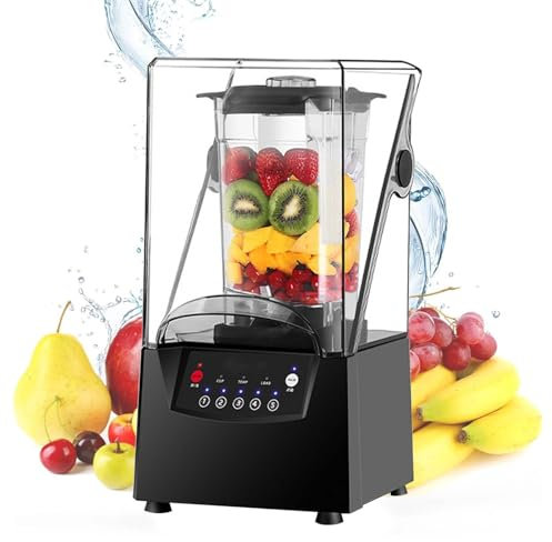 Smarte KüChenmixer, GroßEr 2000-Ml-BehäLter, Smoothie-Mixer, Shaker-Mixer, Led-Display, Stereoskopisches RüHren, Zum Mixen Von Smoothies, Shakes Und Cranberry-Cremes