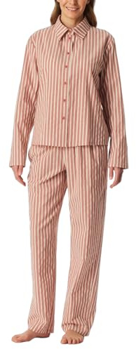 Schiesser Damen Pyjama Schlafanzug lang Web - Selected Premium