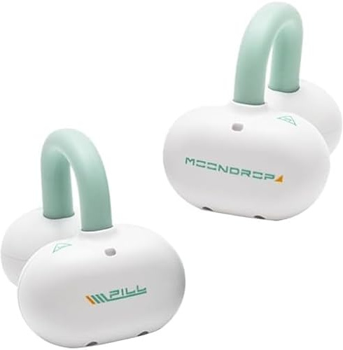 Moondrop Pill Open Ear Kopfhörer OWS Hängende Ohrhörer IPX4 Ohrclip Wireless Earbuds (Grün)