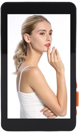 RASTKY Phone Vlog Selfie Screen Phone Selfie Screen Wireless Rear Camera Vlog Live Stream 4K Recording 1800mAh Brightness Wireless & (Black)
