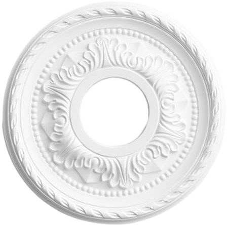 ZGUZMCMK Deckenrosette Dekorative PU Deckenrosette mit Feinem Muster Als Lampen Baldachin Und Abdeckplatte für Wohnzimmer Renovierung Modernisierung, Durchmesser 31cm