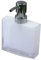 Axentia 282322 Badserie Priamos Seifenspender Acryl, weiß