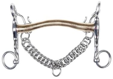 HKM Kandare-9906 silber 12,5 cm
